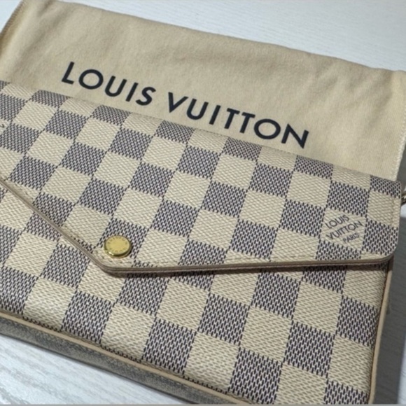 Louis Vuitton Damier Azur Felicie Handbag - Picture 9 of 16